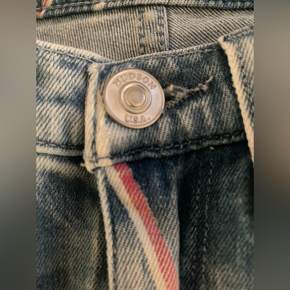 Hudson Zoeey High-Rise Straight-Leg Cropped Dip-Out Jeans - Picture 5 of 7